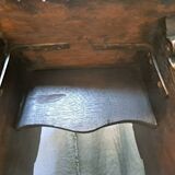 Pair of 19th century walnut stepladder chairs