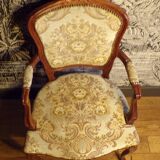 Louis XV style convertible armchair