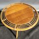 Bamboo and rattan side table