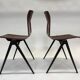 Vintage set of four Galvanitas S22 school chairs in the Netherlands
