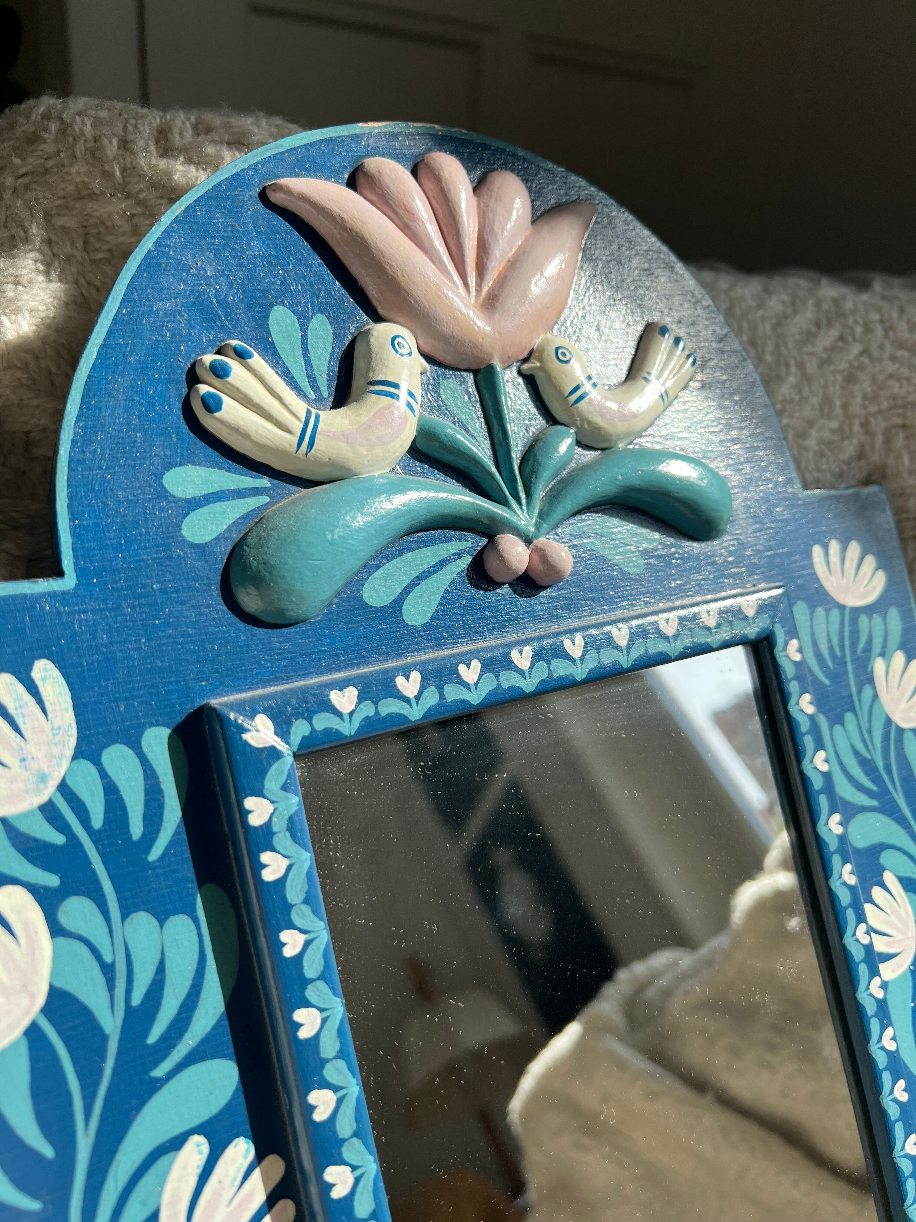 Scandinavian mirror 28x38cm