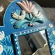 Scandinavian mirror 28x38cm