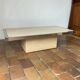 Coffee table and travertine