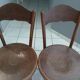 Lot 6 chairs of Bistrot mismatched - 1900
