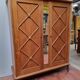 Cross-braced wardrobe