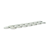Lot de 15 assiettes plates vintage turquoises liseré doré fleurs roses D23,