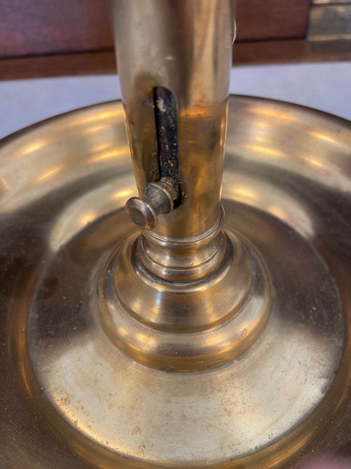 Brass candle holder