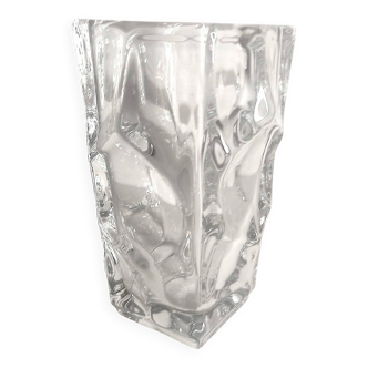 Crystal vase from Vannes, 1950s, height 21 cm.