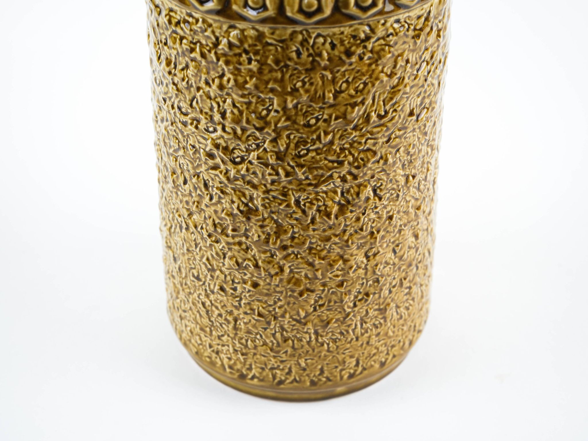 Vase en céramique de BAY Keramik avec glaçure Fat Lava, Allemagne, années 1970