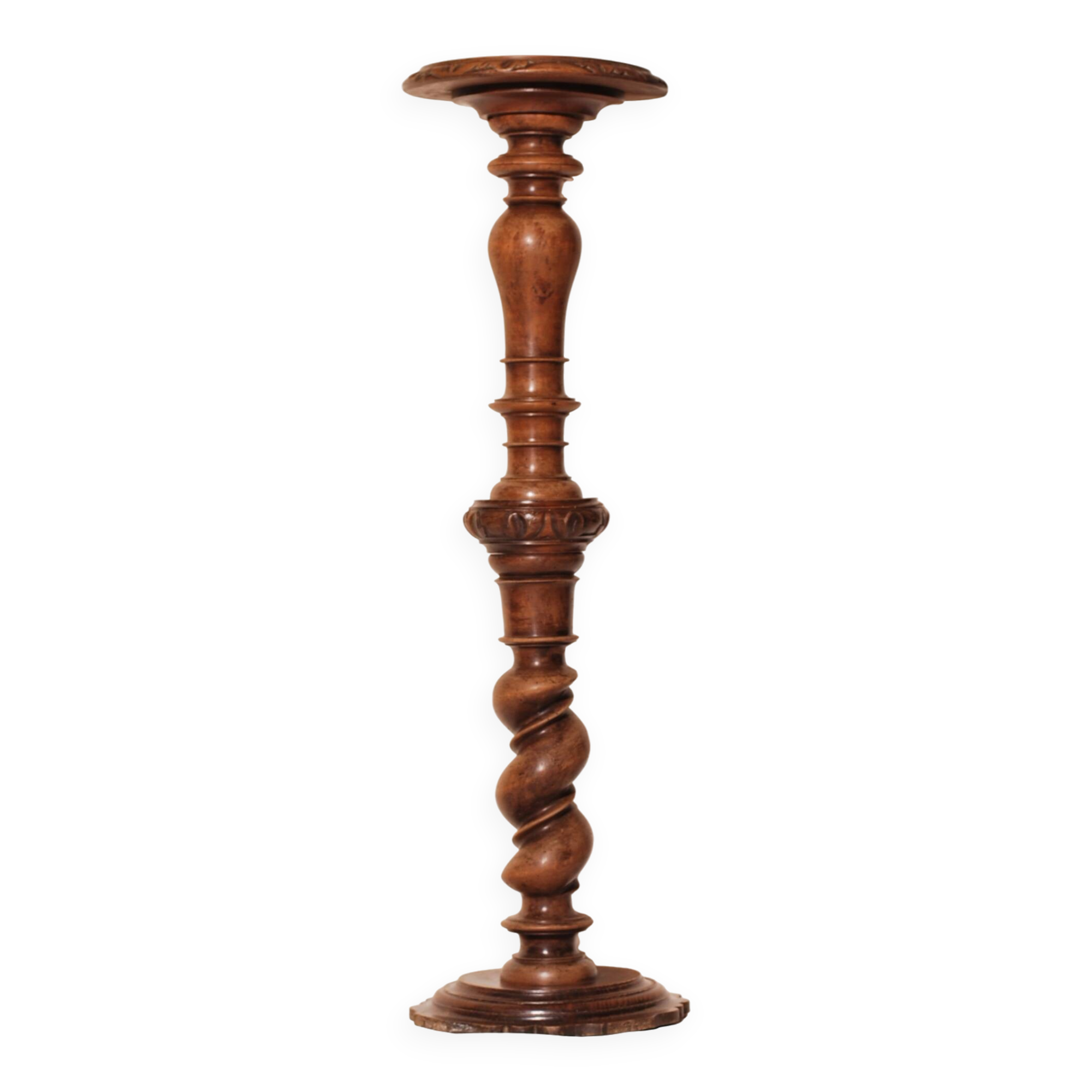 sculpted column, statue rest, plant holder