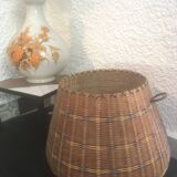 Large vintage wicker basket