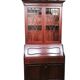 Trumeau (secretary desk) vintage con vetrina, anni 50