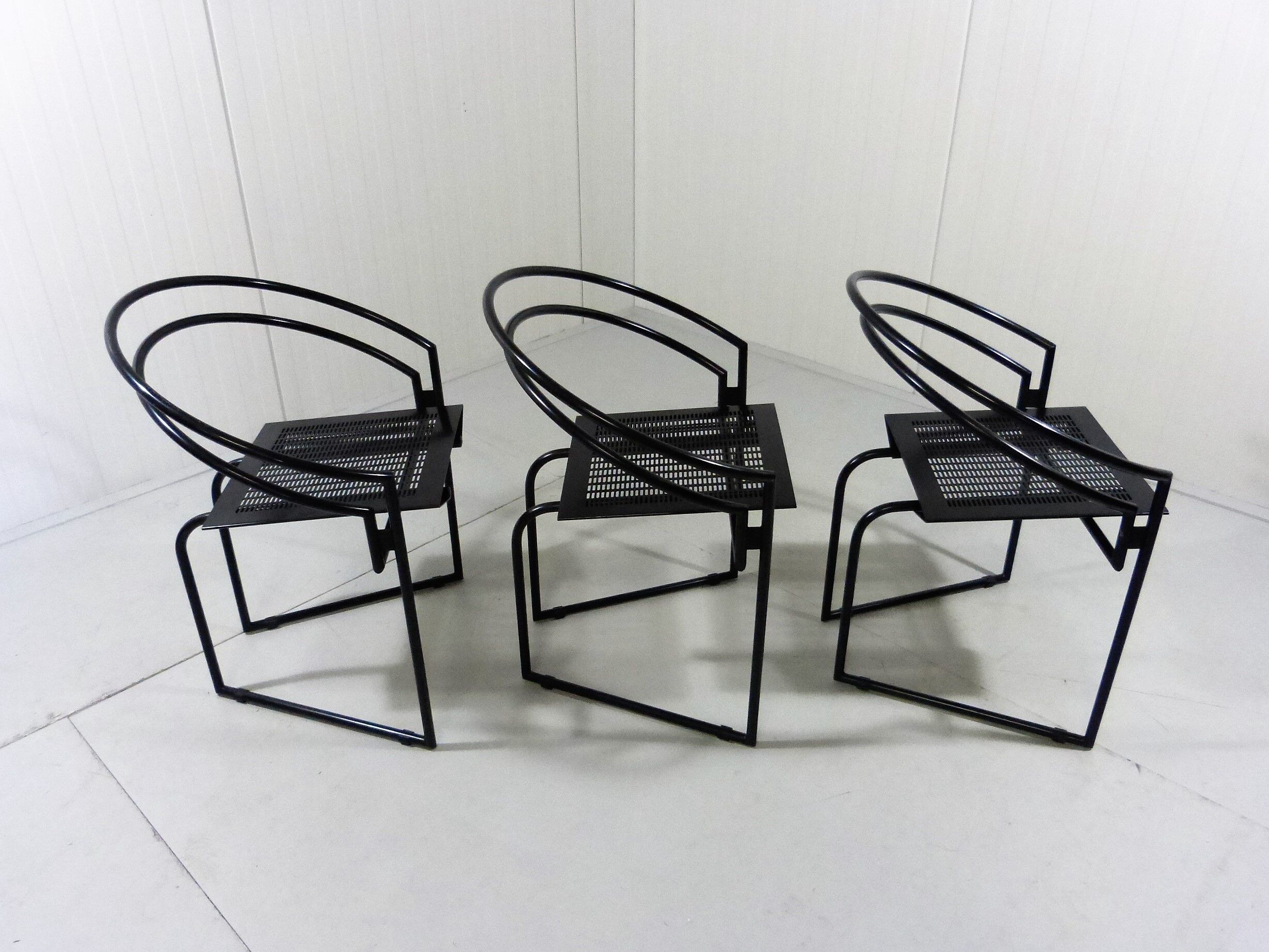 Set of 3 La Tonda chairs by Mario Botta for Alias, Italy 1987