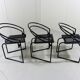 Set of 3 La Tonda chairs by Mario Botta for Alias, Italy 1987