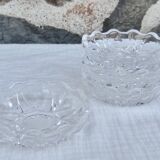 Set de 4 coupelles XS en verre taillé