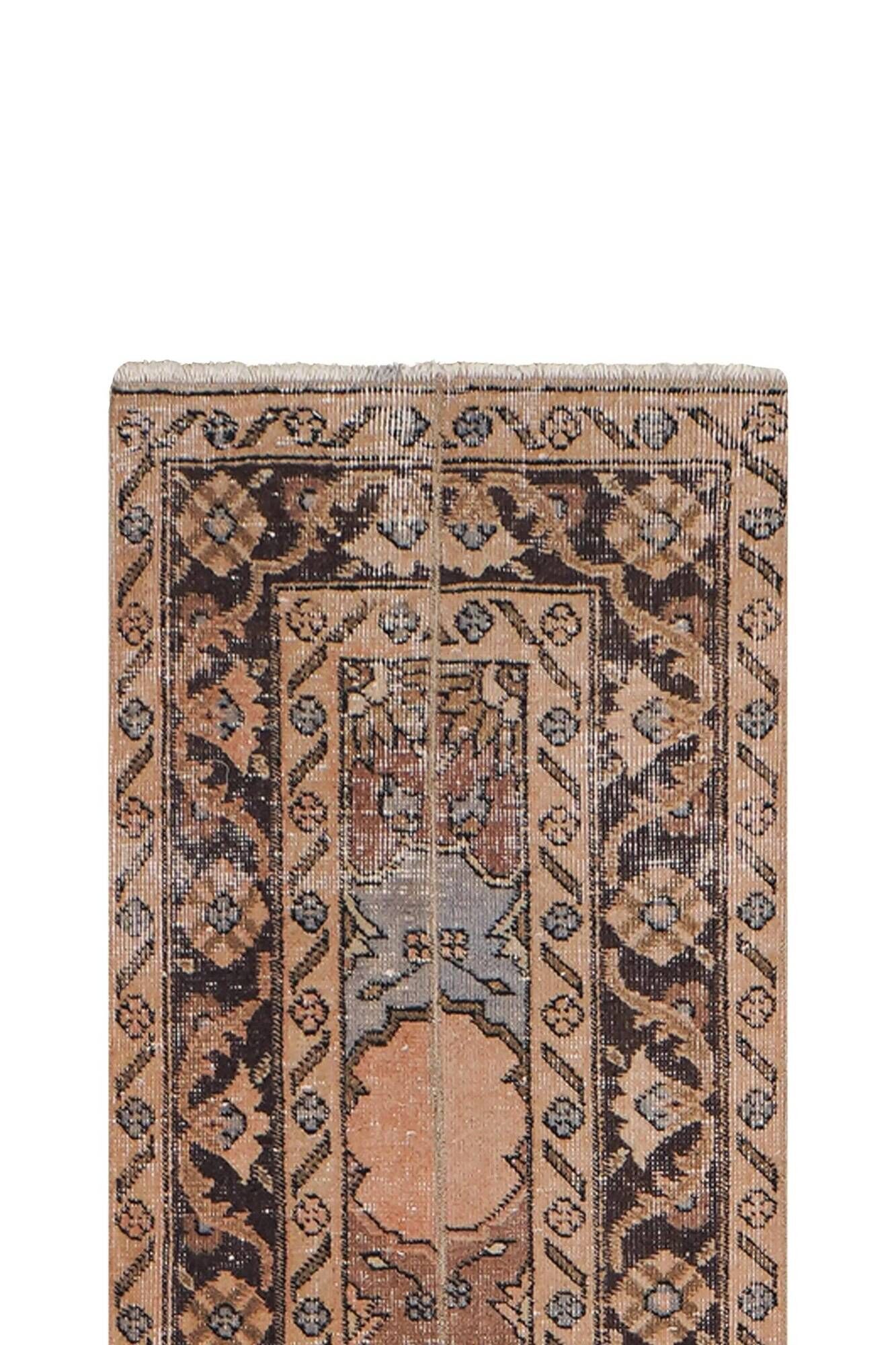 Vintage Turkish hallway rug 54x690 cm