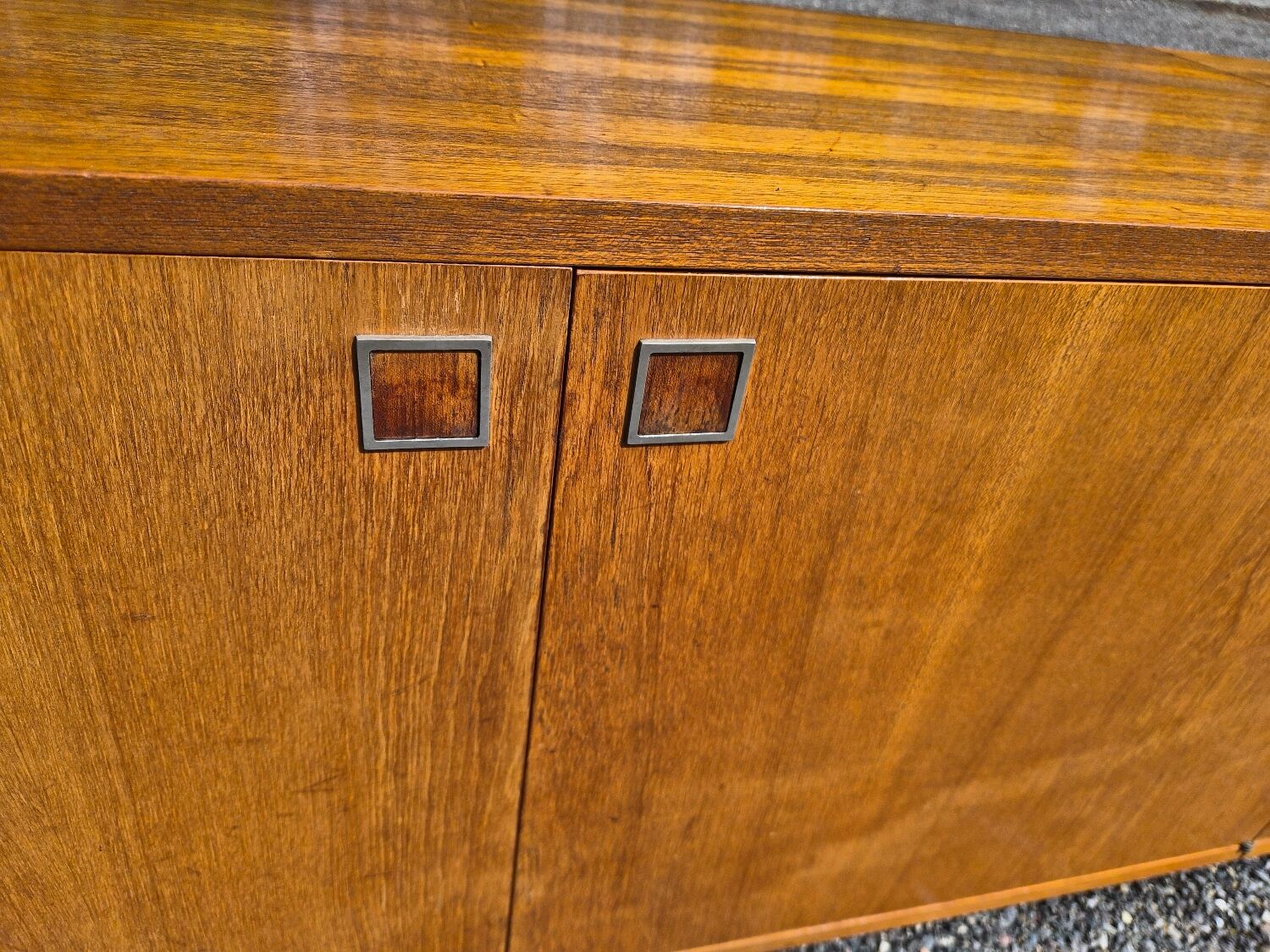 Vintage teak enfilade – Minimalist design – 1970s