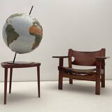Earthglobe attributed to Jacques Adnet