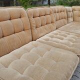 Vintage Modular Sofa 70ties champagne