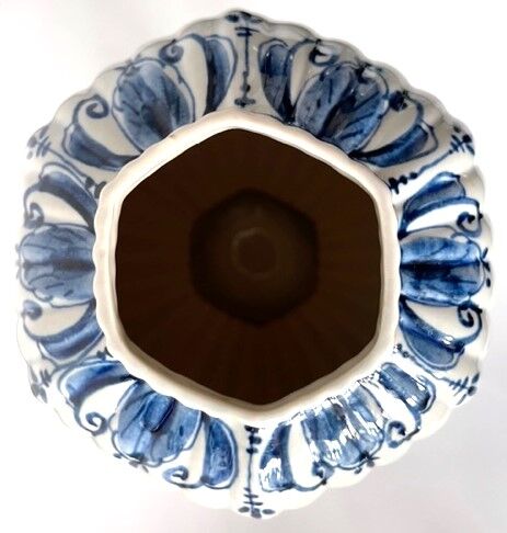 Vase en faience royal Delft blue