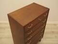 Danish teak chest of drawers with six drawers and lockable top drawer, 1960s