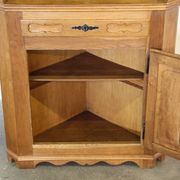 Vintage 1960s Corner Cabinet in Solid Oak style of Kjærnulf, Danish Modern