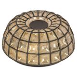 Ceiling lights in iron and clear glass by Limburg, Germany, 1960s.