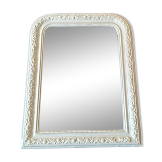 Sell Louis-Philippe style mirror from the 19th century in carved wood with a rose motif