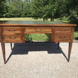 Louis XVI style desk in walnut period 1950