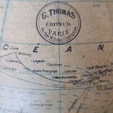Globe Terrestre Ancien G.thomas France Début Années 1900