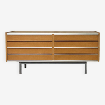 Sideboard chest of 8 drawers EFA Georges Frydman vintage 60s