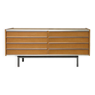 Sideboard chest of 8 drawers EFA Georges Frydman vintage 60s