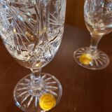 6 flutes with champagne crystal les grands ducs