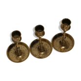 Trio de bougeoirs