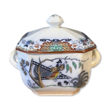 Covered casserole with Asian décor Luneville