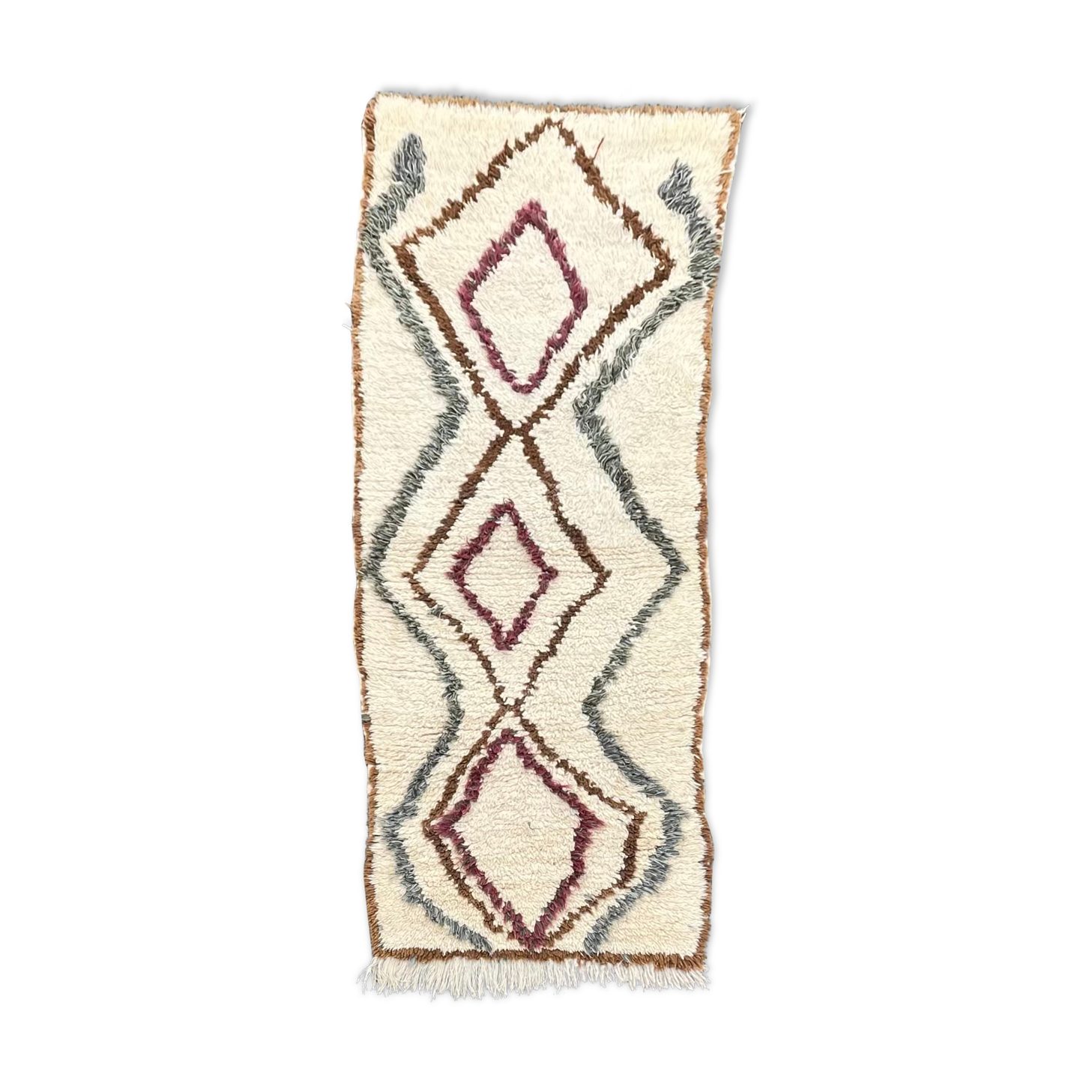 Berber carpet Beni Ouarain 70x170 cm