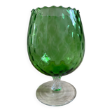 Vase vert en verre de Empoli