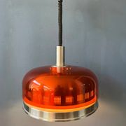 Suspension UFO Space Age transparent orange