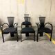 Set of 2 armchairs and 2 chairs "Totem", Torstein Nilsen, Westnofa 1980