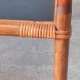 Bamboo rolling table.