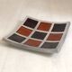Vintage 1980s enamel and metal table centrepiece and catchall.