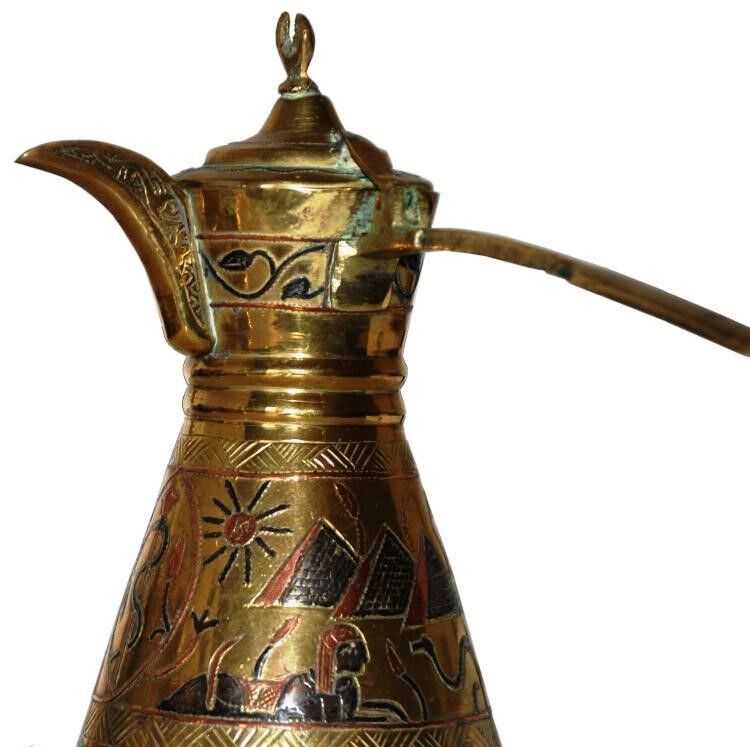 Former coffee pot Dallah damasquiné Egypt