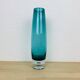 Vase scandinave verre Riihimaki, bleu