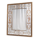 Miroir italien en verre églomisé, à parecloses, début XXe siècle