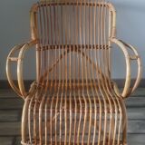 Rattan armchair