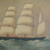 Marine, oil on canvas