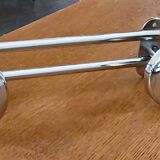 Porte manteau mural chromé 2 patères