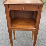 Classic solid wood bedside table