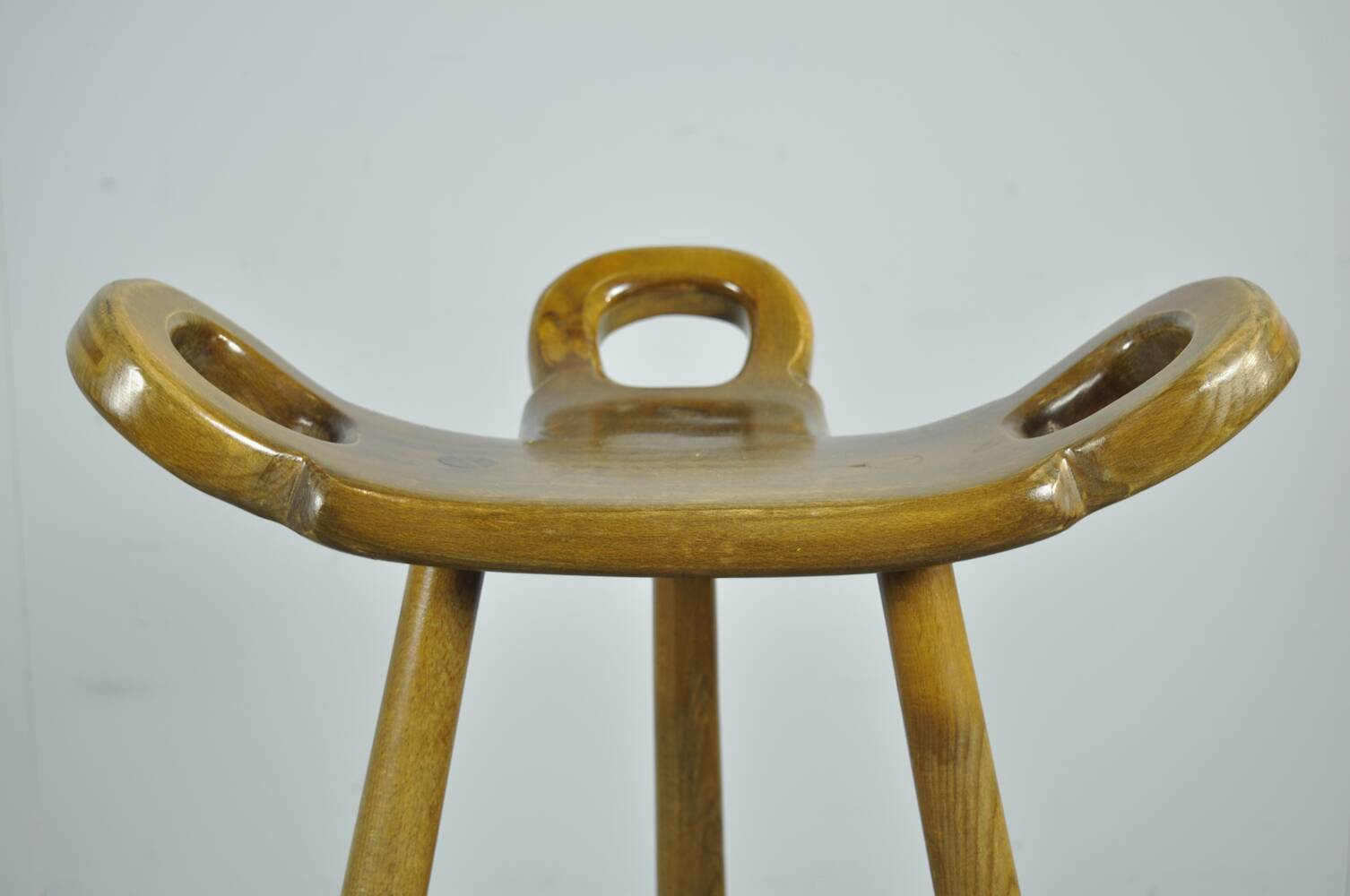 Special vintage brutalist SPANISH Marbella bar stools, 1970s Spain