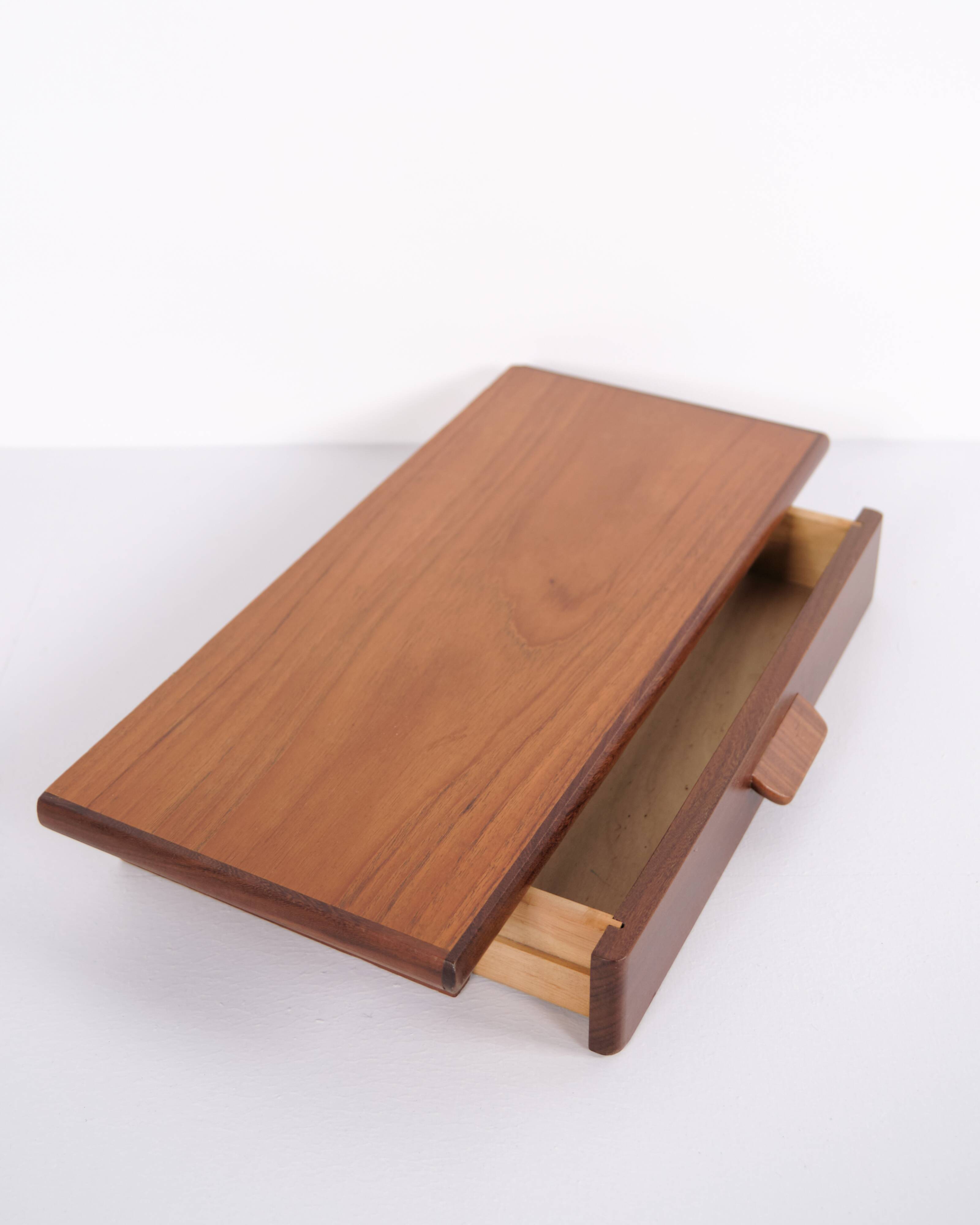 Floating shelf with drawer - Teak - Poul M. Volther - 1960s